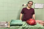 خارج کردن توده سنگین از شکم بیمار پس از سال‌ها درد