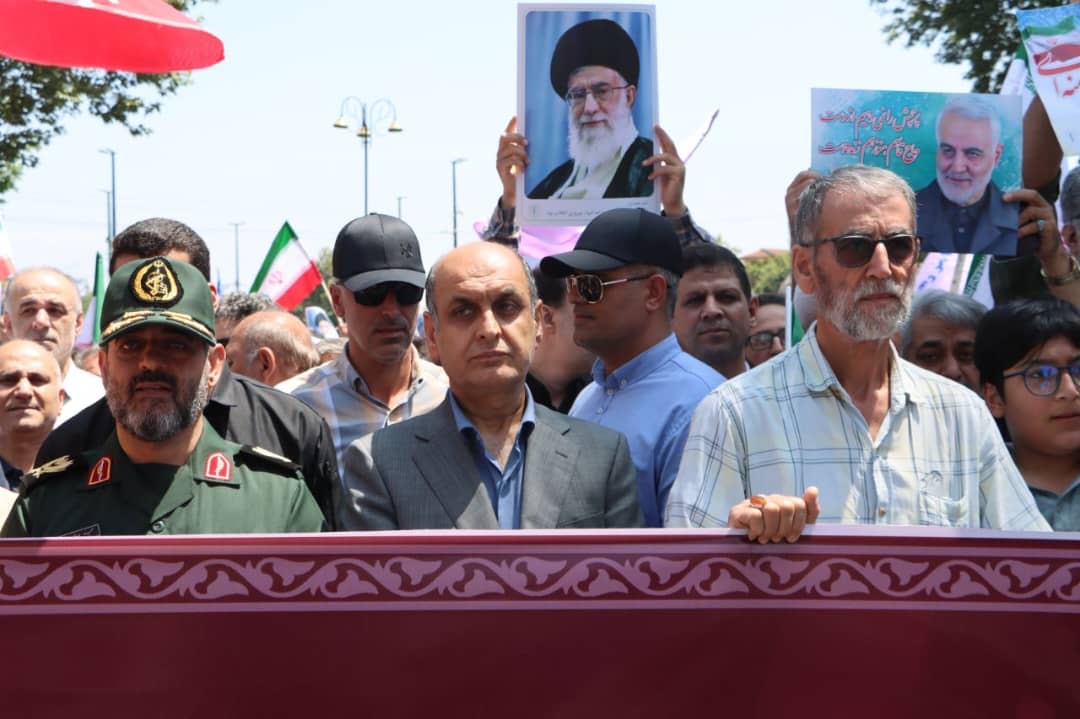 خروش مردم انقلابی گیلان در راهپیمایی «جمعه خشم و نصر»