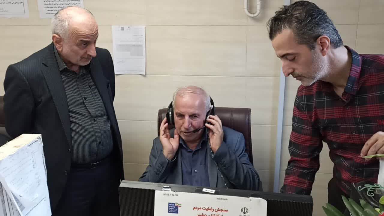 پاسخگویی نماینده رشت به مردم در مرکز سامانه ۱۲۴