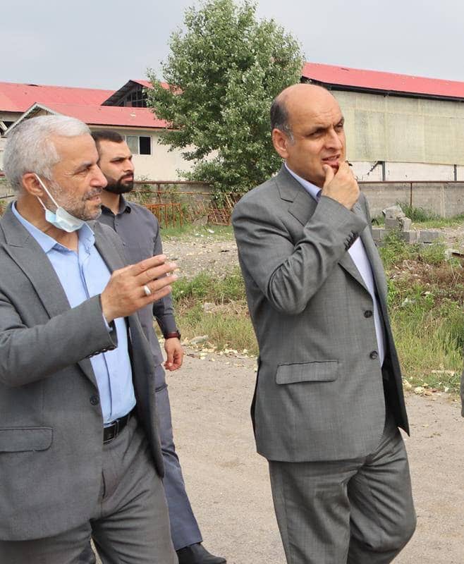 بازدید استاندار گیلان از واحدهای تولیدی آسیب‌دیده شهرک صنعتی رشت