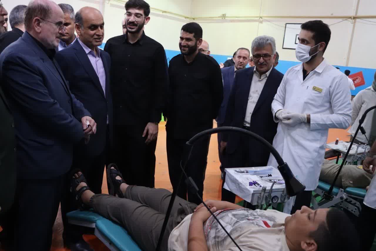 بازدید استاندار گیلان از اردوی جهادی دانشجویان علوم پزشکی در اطاقور