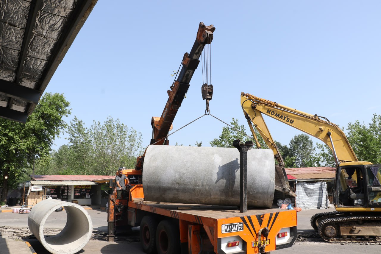 پروژه جمع آوری آب های سطحی گلستان ۳۵ تا ورودی نخجیرکلایه آغاز شد