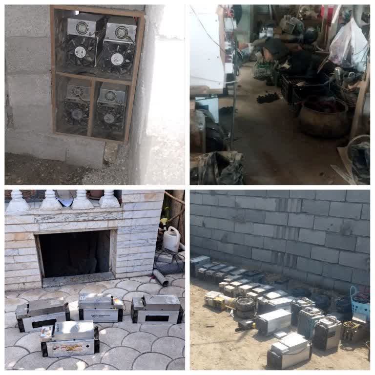 کشف ۳۷ دستگاه استخراج ارز دیجیتال در آستارا